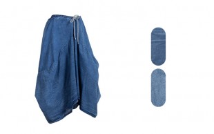 دامن طرح جین سندبادی