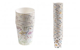 لیوان یکبار مصرف کاغذی بسته 50 عددی