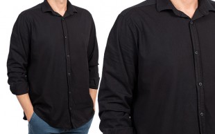 پیراهن مشکی مردانه Riv SD