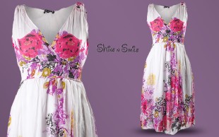 پیراهن زنانه حریر Shine n Smile