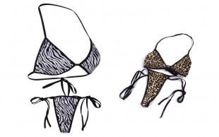 مایو دو تکه گره ای