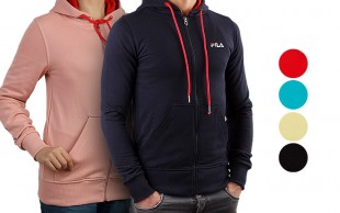 سویشرت کلاهدار طرح FILA