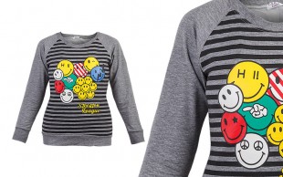 بلوز دورس زنانه طرح Emoji