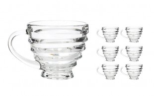 ست 6 عددی فنجان دسته دار Swallow