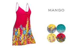 پیراهن زنانه طرح Mango
