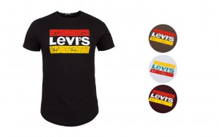 تیشرت آستین کوتاه مردانه طرح LEVIS