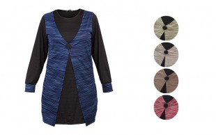 تونیک آستین بلند زنانه Multi Color