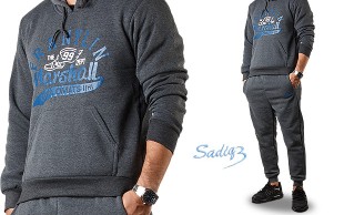 ست سویشرت کلاه دار و شلوار Sadig