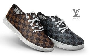 کفش اسنیکرز طرح LV