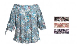 بلوز زنانه سرشانه باز