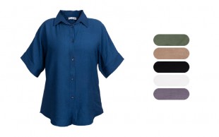 شومیز آستین کوتاه زنانه کد15721