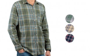 پیراهن چهارخانه مردانه Tiger