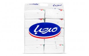 بسته ده عددی دستمال کاغذی 100 برگ مرحبا