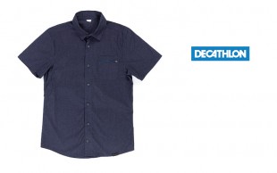 پیراهن آستین کوتاه مردانه Decathlon Quechua