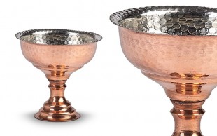 بستنی خوری پایه دار مسی