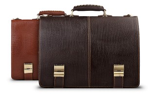 کیف اداری چرم طبیعی lezar