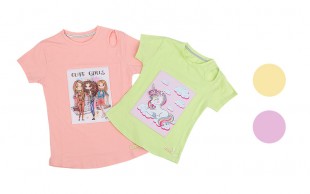 تیشرت بچگانه طرح‌دار Violet