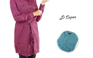 مانتو چهارخانه Li Cuper