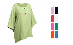 تونیک لینن تک جیب