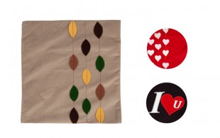 کوسن مخمل تکه دوزی