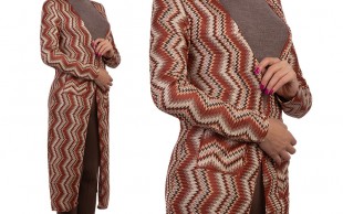 مانتو جلوباز طرحدار HMK