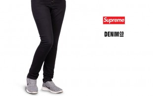 شلوار کتان کش زنانه Supreme