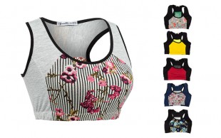 نیم تنه گل دار زنانه