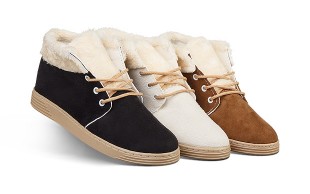 نیم بوت زنانه خزدار