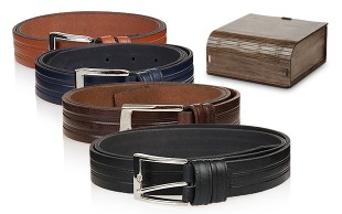 کمربند مردانه چرم طبیعی