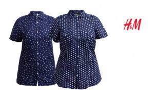 شومیز زنانه خالخالی H&M