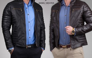 کاپشن چرم DANIEL HECHTER