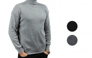 بافت یقه اسکی مردانه