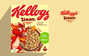 کورن فلکس Kelloggs زیمیز ستاره ای دارچینی 330 گرمی