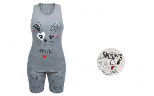 ست تاپ و شلوارک فانتزی