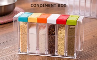 استند ادویه 6 تایی condiment box