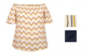 بلوز یقه قایقی ClockHouse