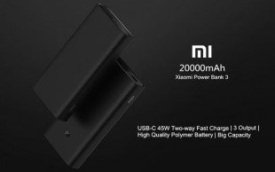 پاوربانک شیائومی 20000mAh 3 Pro