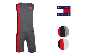 حلقه ای و شلوارک مردانه طرح TOMMY