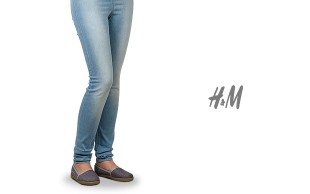 شلوار طرح جین H and M