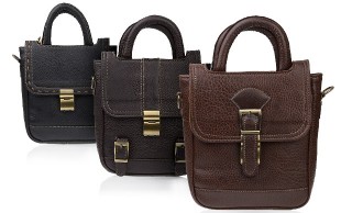 کیف کج چرمی