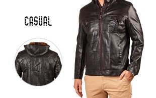 کاپشن چرم CASUAL