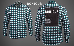 پیراهن آستین بلند مردانه BONJOUR