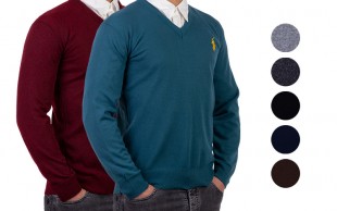 پلیور بافت مردانه طرح POLO