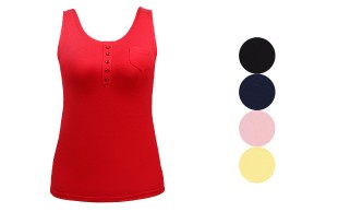 تاپ زنانه دکمه دار