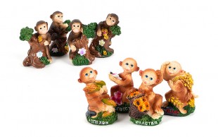 پک 4 عددی مجسمه میمون