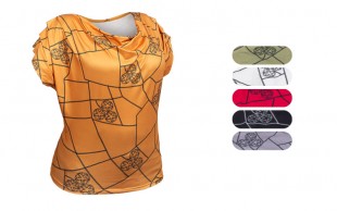 تاپ یقه شل فلامنت