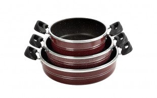 ست 3 عددی تابه گرانیتی 