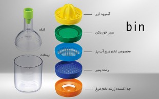 بطری جادویی ۸ کاره bin