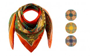 روسری سنتی حاشیه ساده