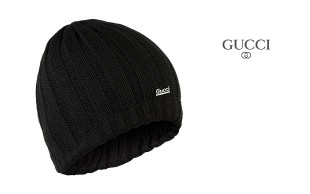 کلاه بافت دو لایه طرح Gucci